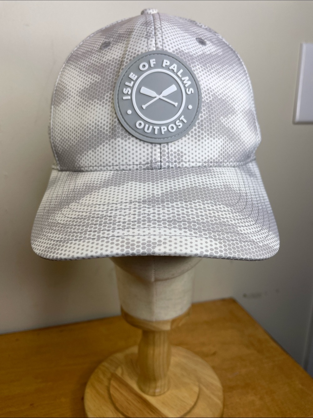 Legacy Light Gray Mesh Baseball Hat with Isle of Palms Patch
